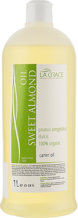 Olejek do masażu Migdał - La Grace Sweet Almond Oil Light — Zdjęcie N5