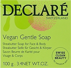 Delikatne mydło do twarzy i ciała - Declare Vegan Gentle Soap — Zdjęcie N1