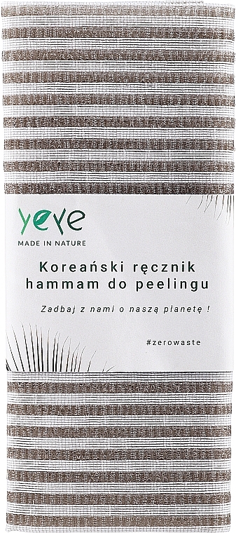 Ręcznik do peelingu, beżowy - Yeye — Zdjęcie N1