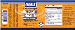Suplement diety przeciwko prostacie - Now Foods Prostate Health — Zdjęcie N4
