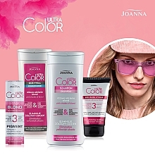 Koloryzująca odżywka do włosów - Joanna Ultra Color System Pink Shades Of Blond — Zdjęcie N5