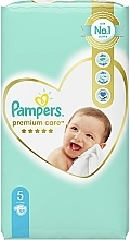 Pieluchy Pampers Premium Care Rozmiar 5 (Junior), 11-16 kg, 58 sztuk - Pampers — Zdjęcie N1