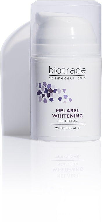 Rozjaśniający krem na noc do skóry przebarwionej - Biotrade Melabel Whitening Night Cream