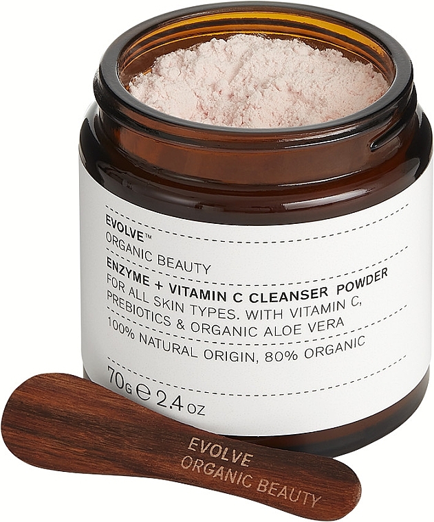 Oczyszczający puder enzymatyczny - Evolve Organic Beauty Enzyme + Vitamin C Cleanser Powder — Zdjęcie N2