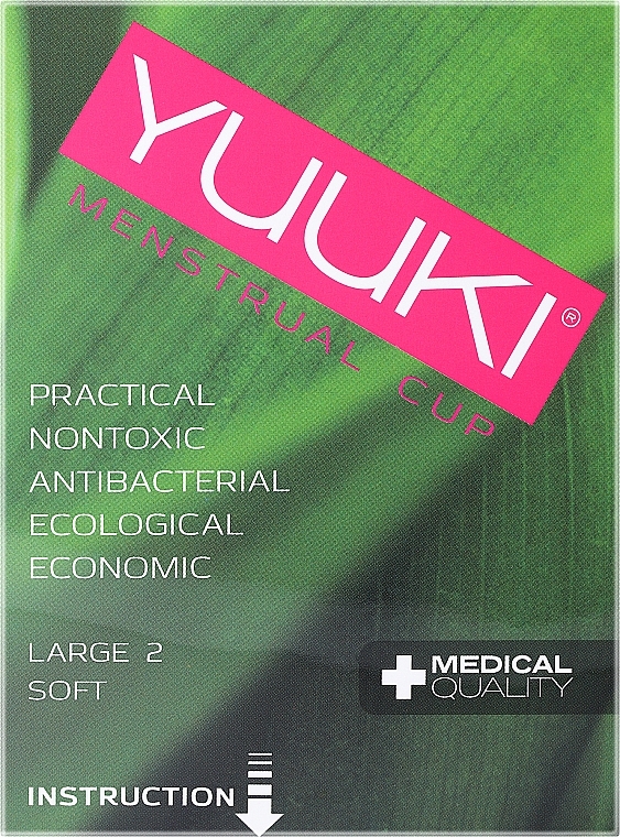 Kubeczek menstruacyjny, rozmiar L+ pojemnik do dezynfekcji - Yuuki Soft Large 2