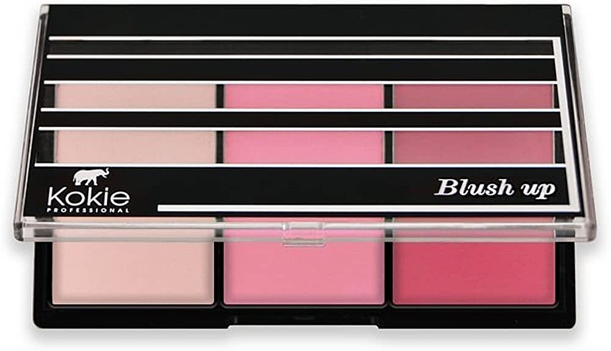 Paleta różów - Kokie Professional Blush Up Blush Palette — Zdjęcie N1