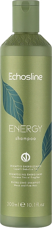 Prostujący szampon termoochronny do włosów - Echosline Energy Shampoo — Zdjęcie N2