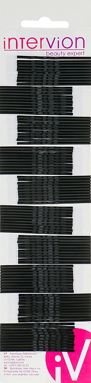 Wsuwki do włosów, 499866, czarne - Inter-Vion — Zdjęcie N1