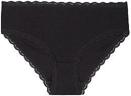 Damskie majtki bikini, 1 sztuka, czarne - Moraj — Zdjęcie N1