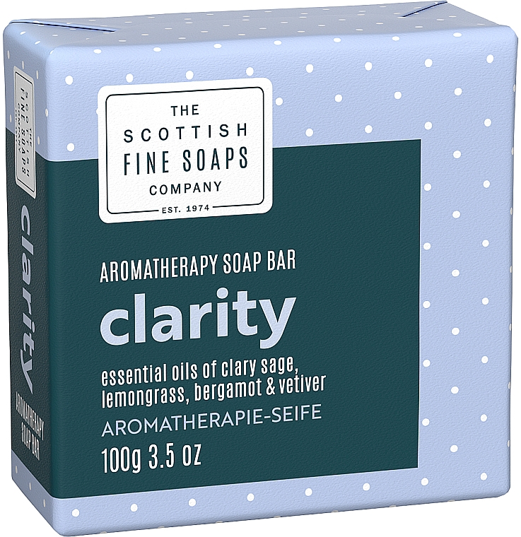 Mydło aromaterapeutyczne Clarity - Scottish Fine Soaps Aromatherapy Soap Bar Clarity — Zdjęcie N1