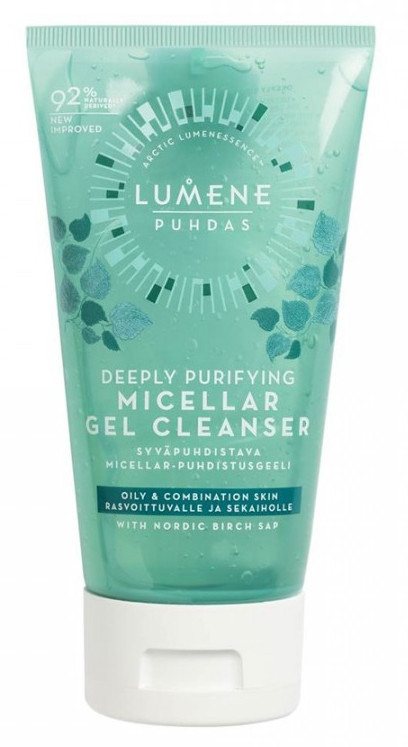 Głęboko oczyszczający żel micelarny do mycia twarzy - Lumene Deeply Purifyng Micellar Gel Cleanser