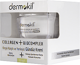 Kup Przeciwzmarszczkowy i rewitalizujący krem ​​na dzień - Dermokil Collagen + Biocomplex Anti-wrinkle & Restorative Day Care Cream