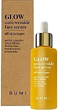 Serum przeciwzmarszczkowe z cennymi olejkami - Rumi Cosmetics Glow Anti-Wrinkle Face Serum With Precious Essential Oils — Zdjęcie N1