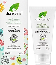 Nawilżający krem dla dzieci z organicznym nagietkiem - Dr Organic Organic Calendula Baby Moisturiser — Zdjęcie N2