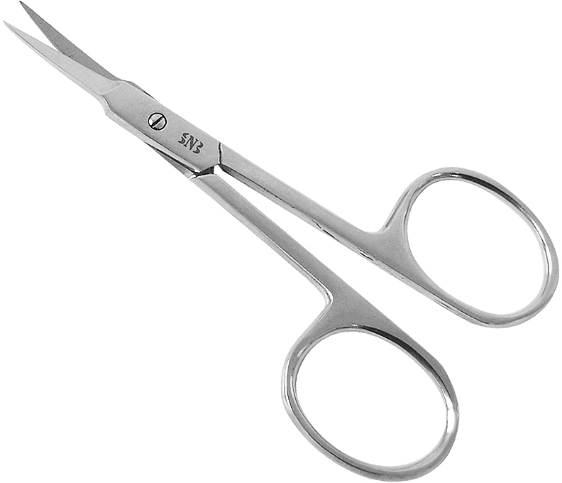 Nożyczki do skórek, 9 cm - SNB Professional Cuticle Arrow Point Scissors — Zdjęcie N1