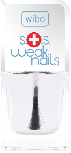 Wzmacniająca odżywka SOS do słabych paznokci - Wibo S.O.S. Weak Nails