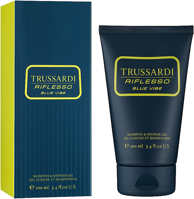 Trussardi Riflesso Blue Vibe - Szampon i żel pod prysznic 2 w 1 — Zdjęcie N2