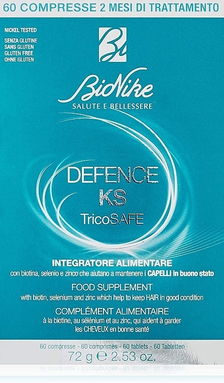 Suplement diety, 60 szt - Bionike Defense KS Tricosafe  — Zdjęcie N1