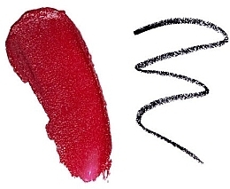 Zestaw - Makeup Revolution X DC Dangerous Red Harley Quinn Lip Kit (lipstick/1.5 g + lip/liner/1 g) — Zdjęcie N4