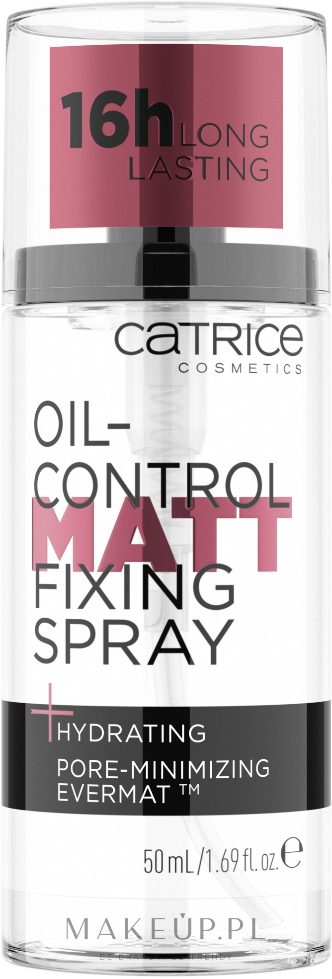 Mgiełka utrwalająco-matująca - Catrice Oil-Control Matt Fixing Spray — Zdjęcie 50 ml
