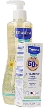 Kup Zestaw do odżywienia włosów - Mustela Bebe Stelatopia (cl/oil/500ml + cream/40ml)