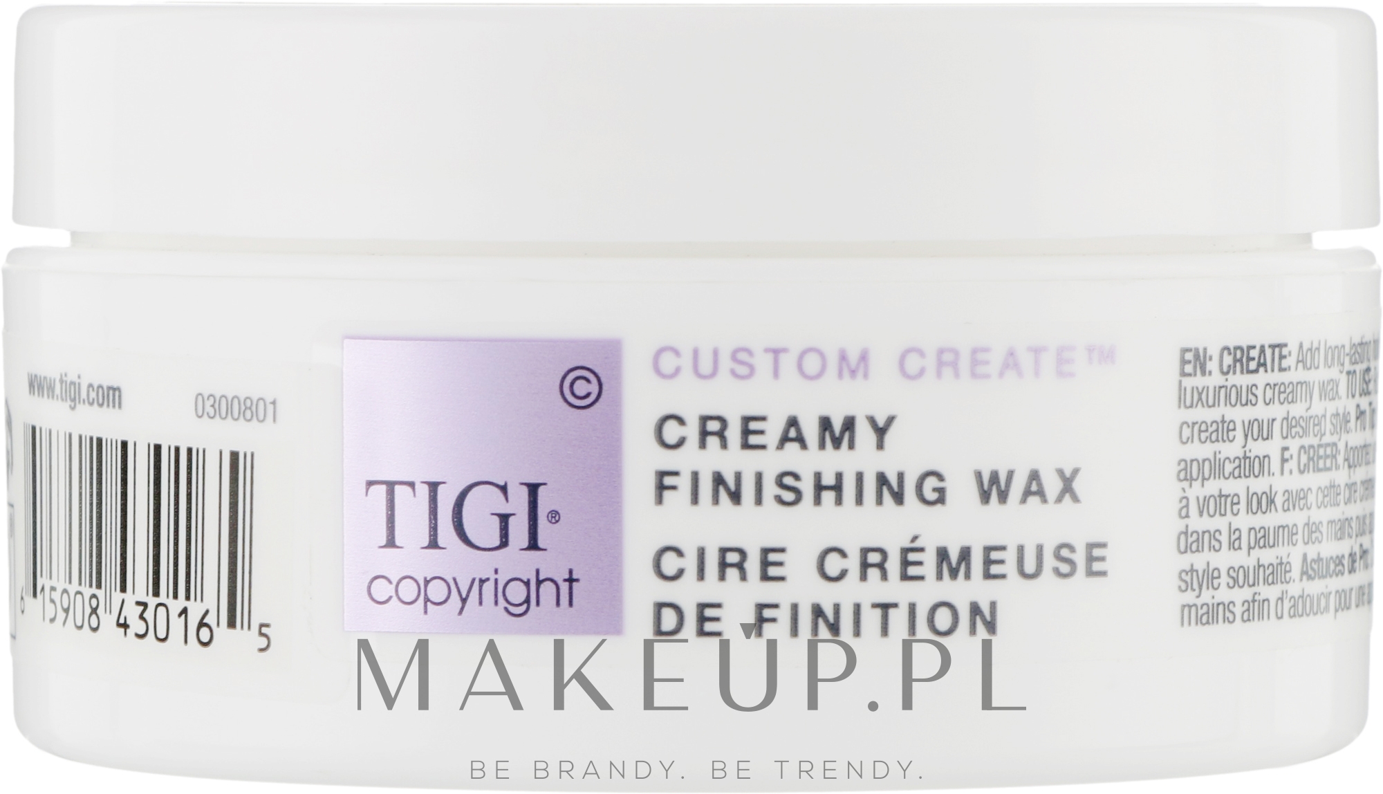 Kremowy wosk do włosów - Tigi Copyright Creamy Finishing Wax — Zdjęcie 55 g