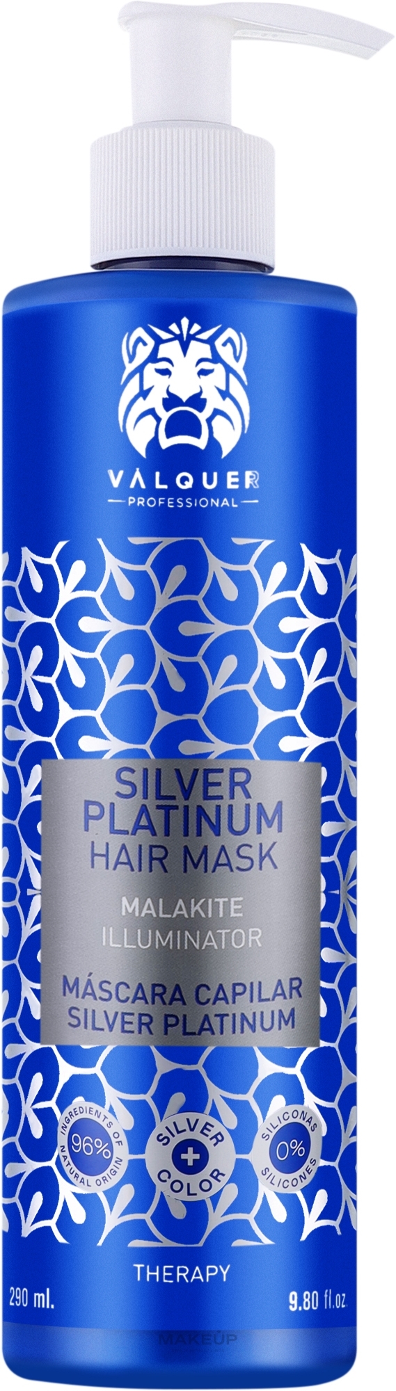 Maska do włosów - Valquer SIlver Platinum Mask — Zdjęcie 290 ml