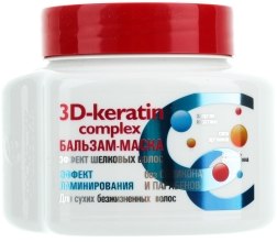 Kup Balsam-maska do włosów Efekt jedwabiu - Eksklusiv kosmetik 3D-keratin complex