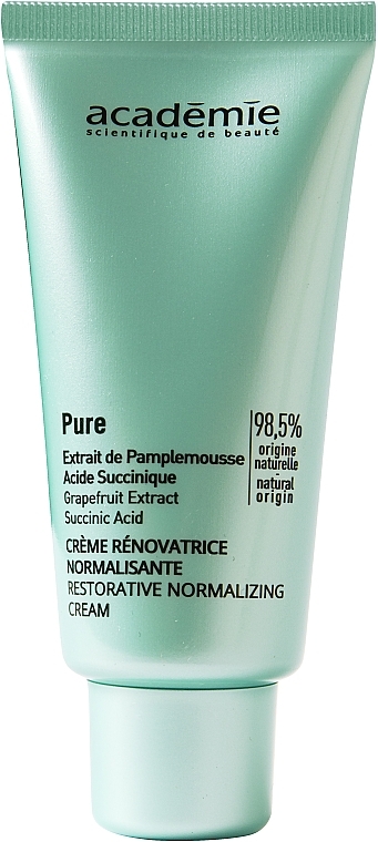 Rewitalizujący krem do twarzy normalizujący - Academie Pure Restorative Normalizing Cream — Zdjęcie N1