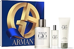 Kup Giorgio Armani Acqua di Gio - Zestaw (edt 100 ml + ash/balm 75 ml + sh/gel 75 ml)