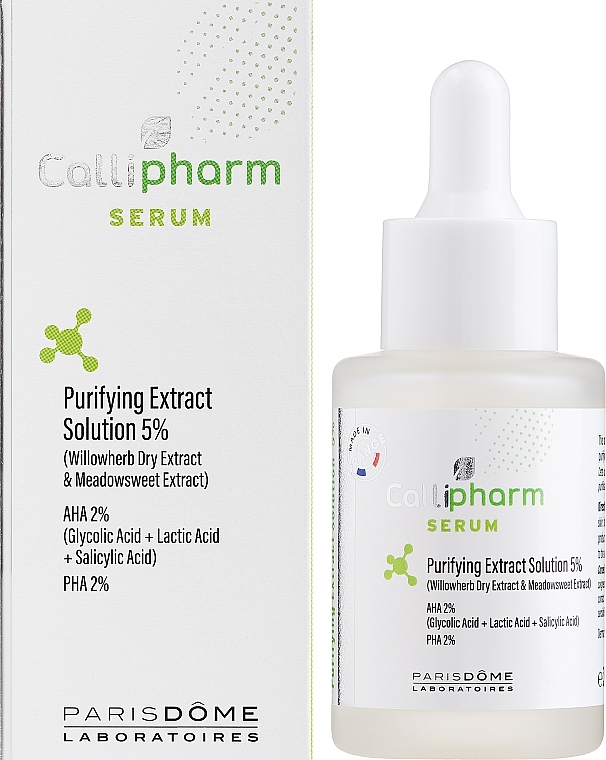 Serum do twarzy - Callipharm Serum Purifying Extract Solution 5% — Zdjęcie N1