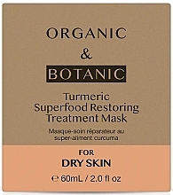 Rewitalizująca maseczka do twarzy z kurkumą - Organic & Botanic Turmeric Superfood Restoring Treatment Mask — Zdjęcie N2
