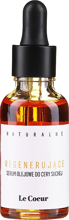 Regenerujące serum olejowe do twarzy z olejem z rokitnika i alfa-bisabololem - Le Coeur — Zdjęcie N1