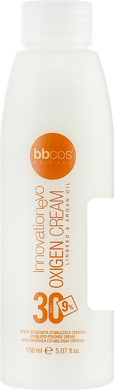 Kremowy utleniacz 9% - BBcos InnovationEvo Oxigen Cream 30 Vol — Zdjęcie N1