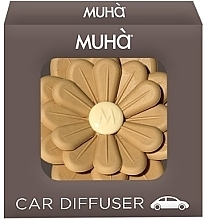 Odświeżacz powietrza do samochodu - Muha Car Flower Natural Vaniglia & Ambra Pura — Zdjęcie N2