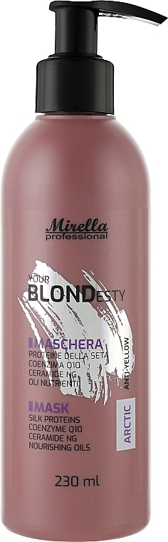 Maska do włosów blond - Mirella Arctic Your Blondesty Hair Mask — Zdjęcie N1