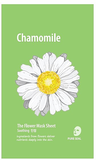 	Maska rumiankowa - She’s Lab The Flower Mask Sheet Chamomile — Zdjęcie N1