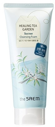 Pianka do mycia twarzy - The Saem Healing Tea Garden Tea Tree Cleansing Foam — Zdjęcie N1
