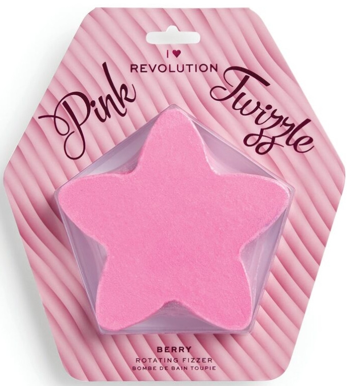 Musująca gwiazda do kąpieli - I Heart Revolution Pink Twizzle Star Fizzer  — Zdjęcie N1