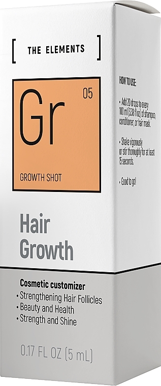 Kompleks stymulujący wzrost włosów - Pharma Group Laboratories The Elements Hair Growth — Zdjęcie N2