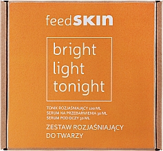 Kup Zestaw - Feedskin Bright Light Tonight (ton/100ml + f/serum/30ml + eye/seum/30ml)