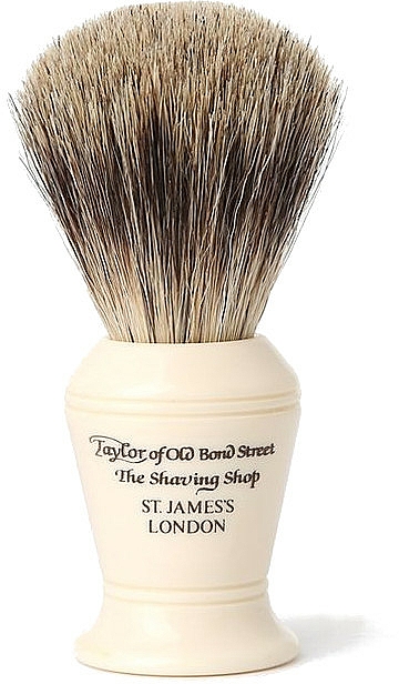 Pędzel do golenia, P375 - Taylor of Old Bond Street Shaving Brush Pure Badger size M — Zdjęcie N1