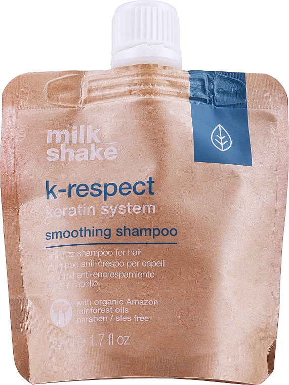 Szampon zapobiegający puszeniu się włosów - Milk Shake K-Respect Smoothing Shampoo  — Zdjęcie N1