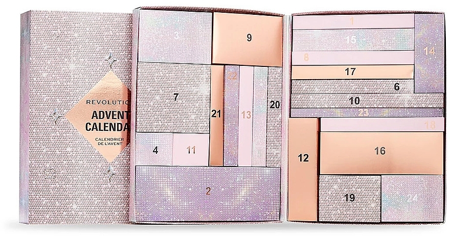 Kalendarz adwentowy, 24 produkty - Makeup Revolution Advent Calendar 2024 — Zdjęcie N3