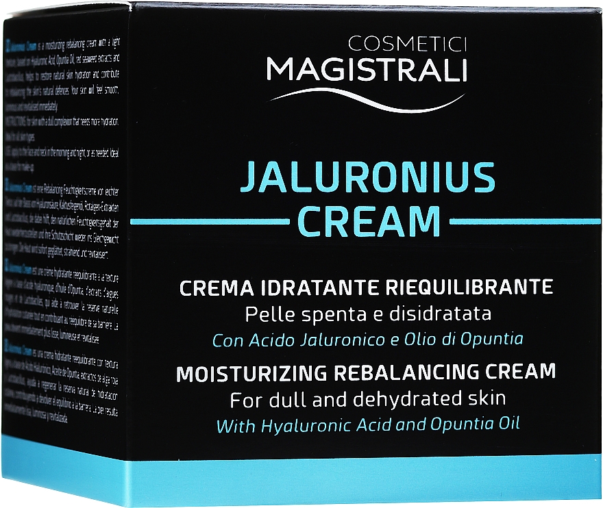 Nawilżający krem równoważący do twarzy - Cosmetici Magistrali Jaluronius Cream — Zdjęcie N2