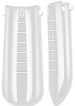 Formy wielokrotnego użytku - PNB Dual Nail Forms Modern Square — Zdjęcie N2