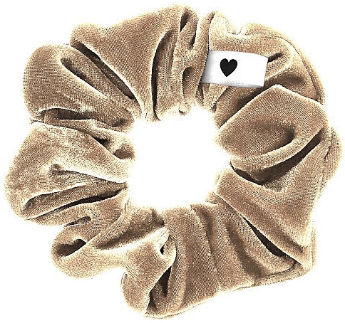 Gumka do włosów, champagne beige, 1 szt. - Bellody Original Scrunchie — Zdjęcie N1