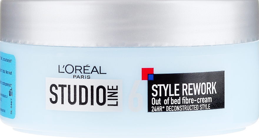 Modelujący krem do włosów - L'Oreal Paris Studio Line Style Rework Out of Bed Fibre Cream — Zdjęcie N2
