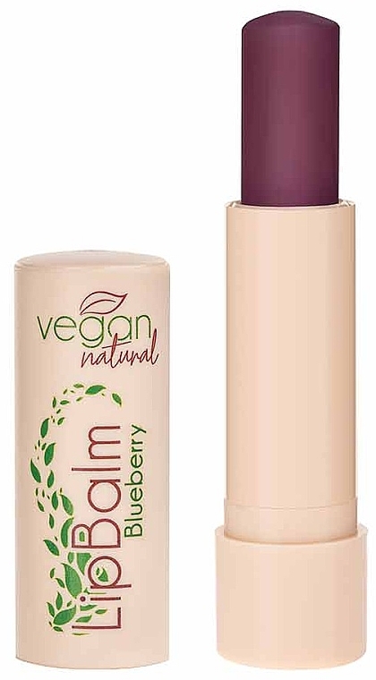 Wegański balsam do ust Borówka - Vegan Natural Lip Balm For Vegan Blueberry — Zdjęcie N2