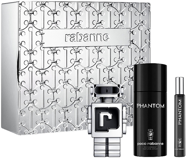 Paco Rabanne Phantom - Zestaw (edt 50 ml + edt 10 ml + deo 150 ml) — Zdjęcie N1